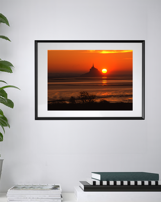 Mont-Saint-Michel au couchant