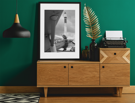 Spirit of St. Louis et fusée Ariane