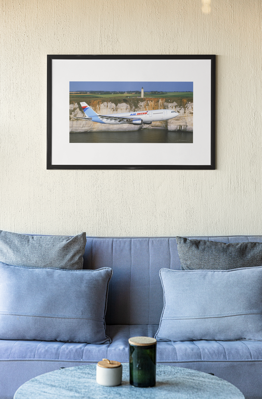 L’A300 au-dessus du Cap d’Antifer - Airbus A-300