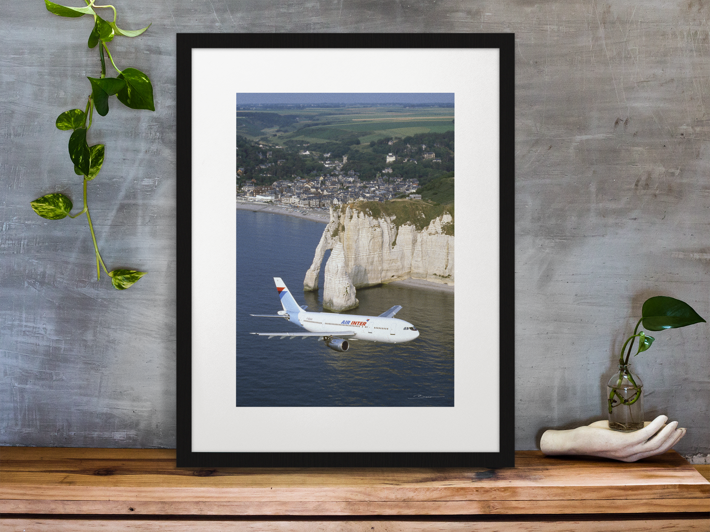 L’A300 sur l’Arche d’Étretat