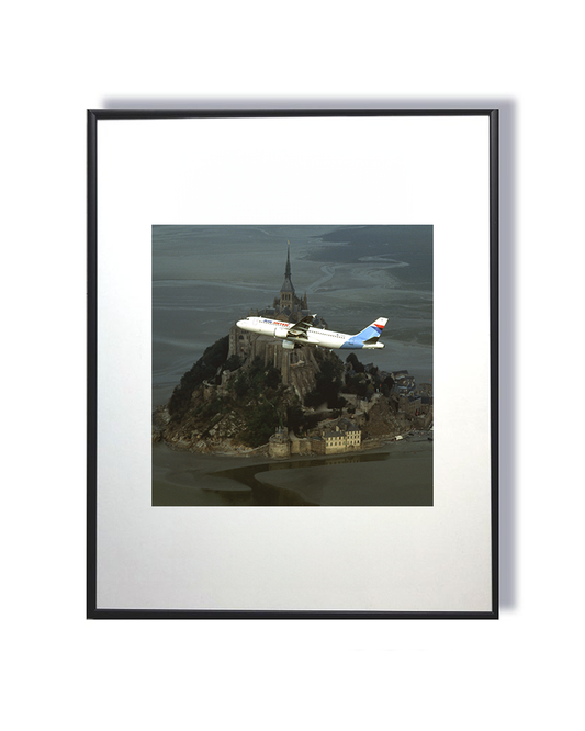 L’A320 effleure les cieux du Mont