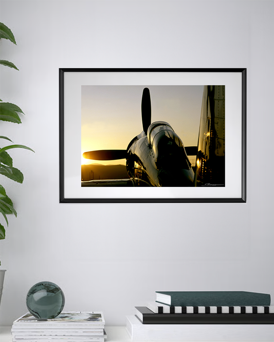 Dernière lumière sur le  Hawker Sea Fury