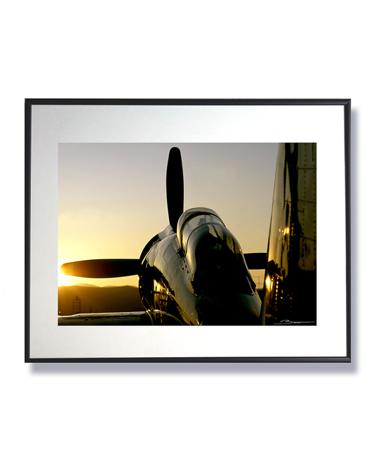 Dernière lumière sur le  Hawker Sea Fury