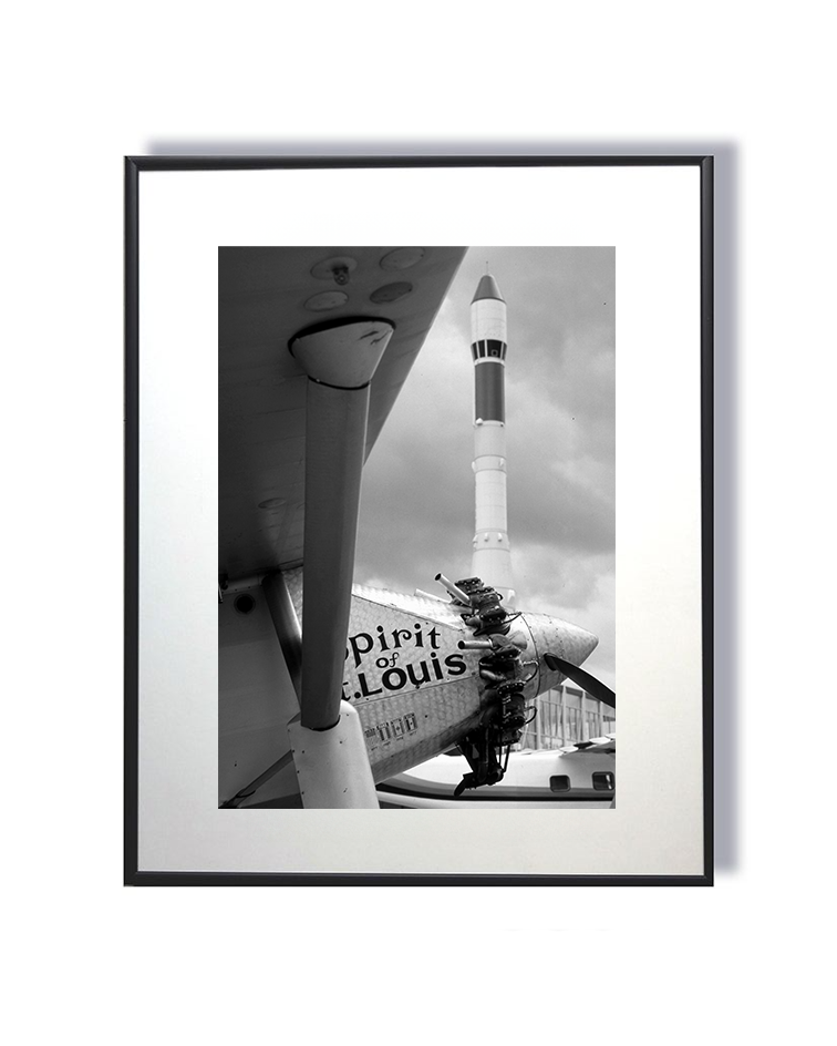 Spirit of St. Louis et fusée Ariane
