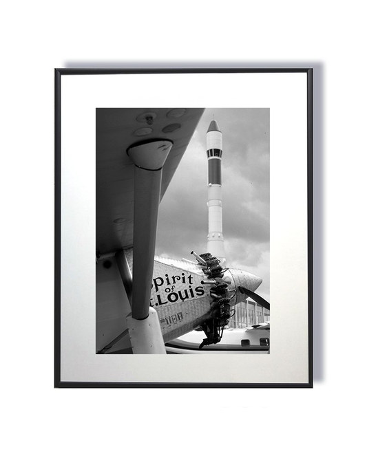 Spirit of St. Louis et fusée Ariane