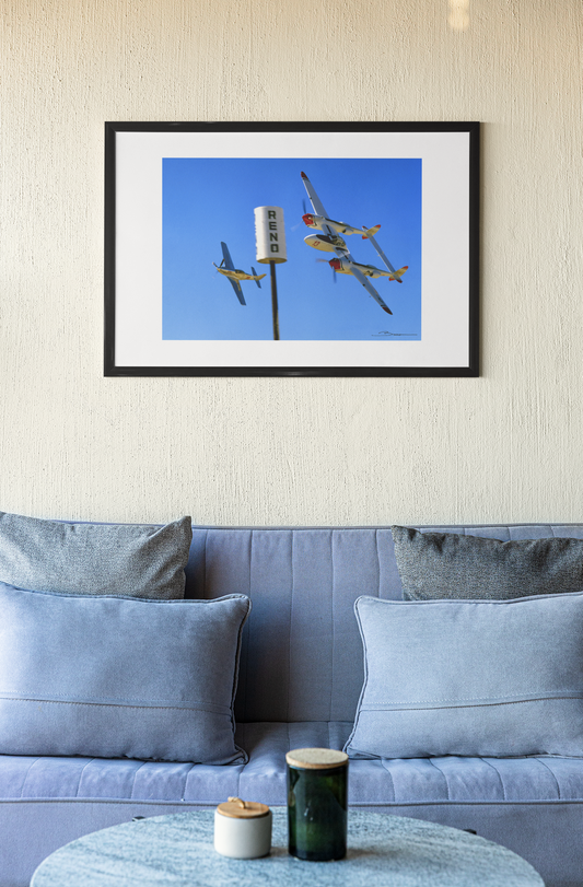 Plein Gaz sur Reno - Lightning P-38 et Mustang