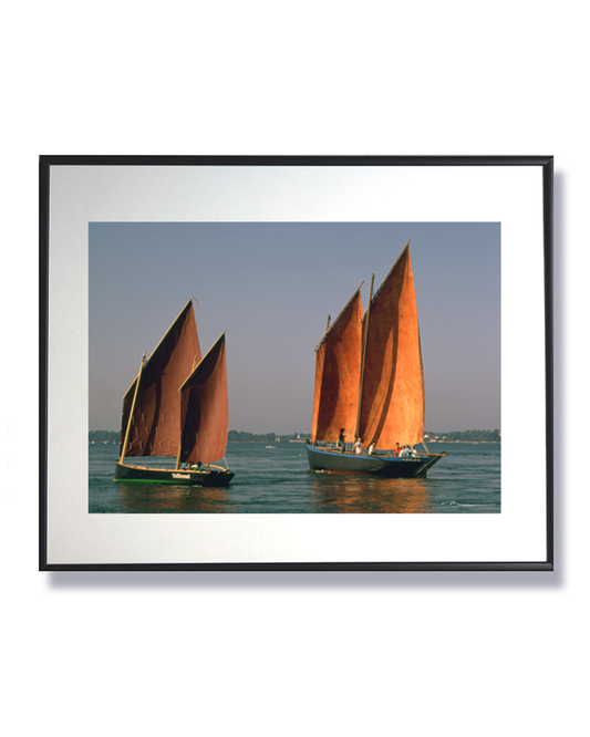 Synagots à voiles rouges, messagers du vent et du temps